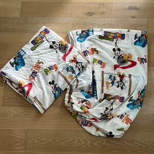 Disney Mickey Mouse Clubhouse Full Fitted & Flat Sheets